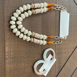 Beaded Necklace and Earrings Set